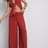 Paula echevarría wide leg sparkle pants Paula echevarría wide leg sparkle pants