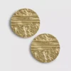 Paula echevarria textured disk studs