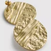 Paula echevarria textured disk studs
