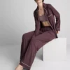 Piped jersey boyfriend pajamas Piped jersey boyfriend pajamas