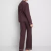 Piped jersey boyfriend pajamas Piped jersey boyfriend pajamas