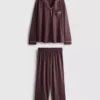 Piped jersey boyfriend pajamas Piped jersey boyfriend pajamas