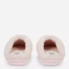 Plush mule slippers