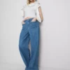 Pocket front wide leg jeans Pocket front wide leg jeans