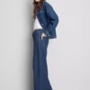 Pocket front wide leg jeans Pocket front wide leg jeans