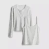 Pointelle cardigan and cami set Pointelle cardigan and cami set