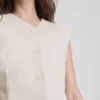 Polished sweatshirt vest Polished sweatshirt vest