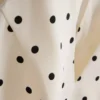 Polka dot halter neck peplum top Polka dot halter neck peplum top