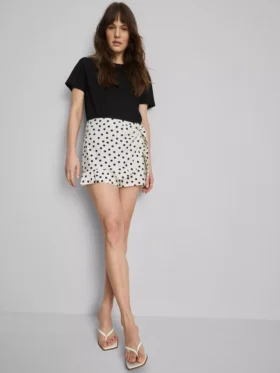 Polka dot skort