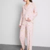 Printed boyfriend pajamas
