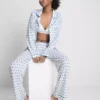 Printed boyfriend pajamas