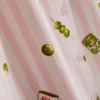 Printed boyfriend shorty pajamas