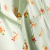 Printed boyfriend shorty pajamas
