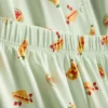 Printed boyfriend shorty pajamas