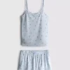 Printed cami and shorts pajamas Printed cami and shorts pajamas