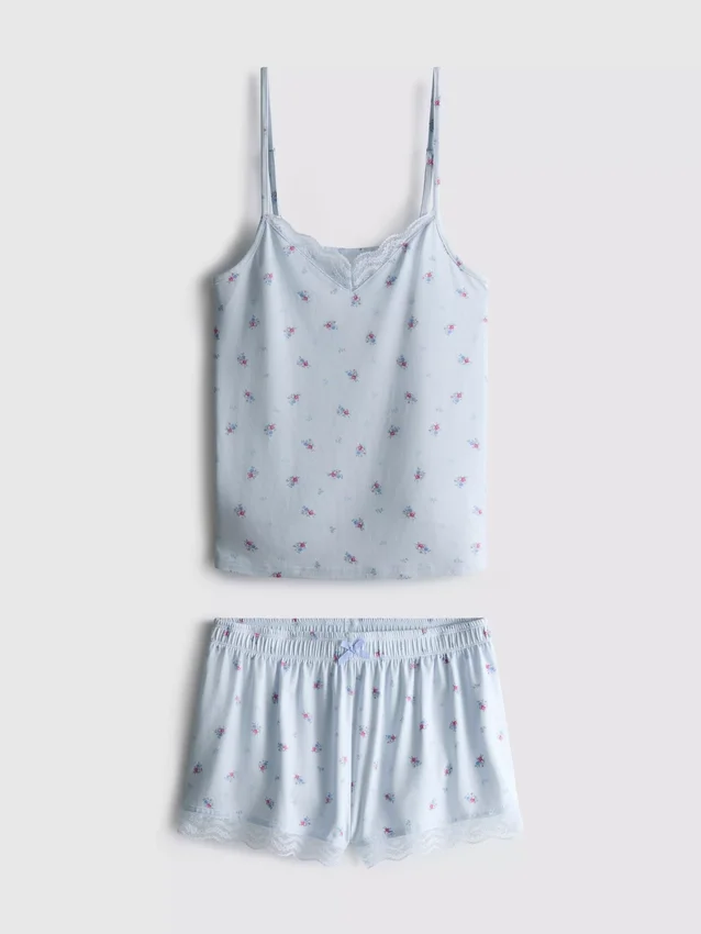 Printed cami and shorts pajamas Printed cami and shorts pajamas