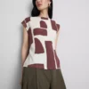 Printed cap sleeve blouse Printed cap sleeve blouse