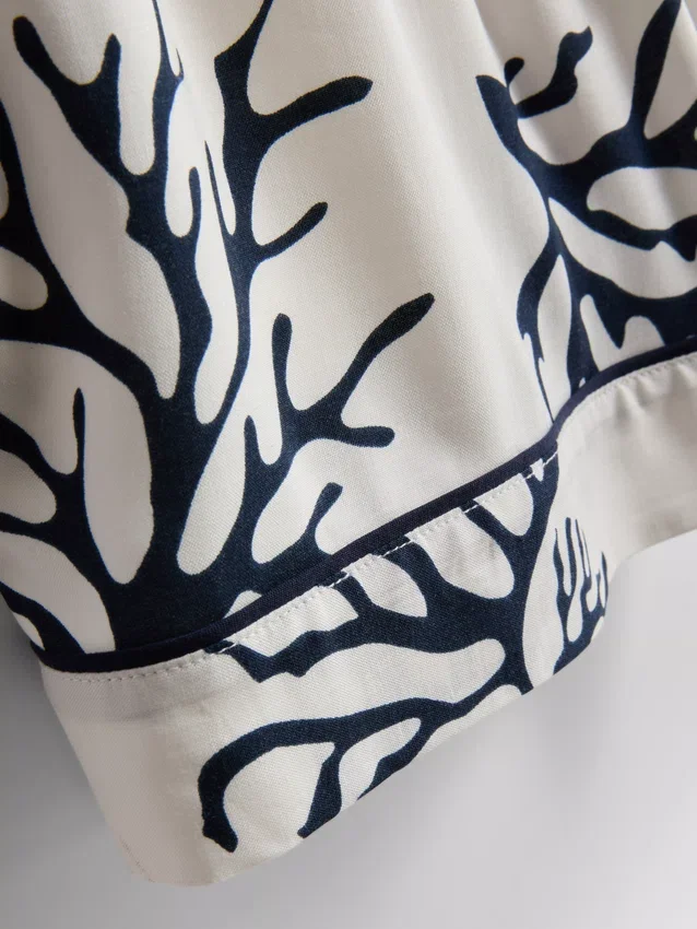 Printed coral pajama shorts Printed coral pajama shorts
