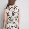 Printed cotton-blend tank Printed cotton-blend tank