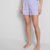 Printed cotton pajama shorts Printed cotton pajama shorts