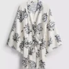 Printed midi robe Printed midi robe