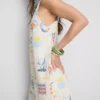 Printed mini shift dress Printed mini shift dress