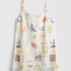 Printed mini shift dress Printed mini shift dress