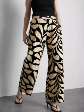 Printed palazzo pants