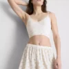 Printed ribbed pajama shorts Printed ribbed pajama shorts