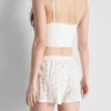 Printed ribbed pajama shorts Printed ribbed pajama shorts