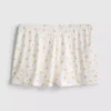Printed ribbed pajama shorts Printed ribbed pajama shorts