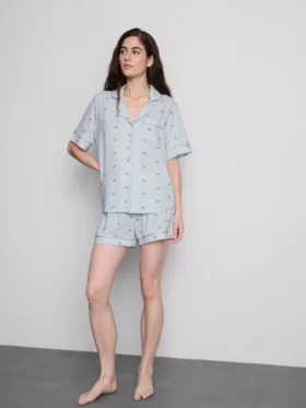 Printed short boyfriend pajamas Printed short boyfriend pajamas
