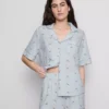Printed short boyfriend pajamas Printed short boyfriend pajamas