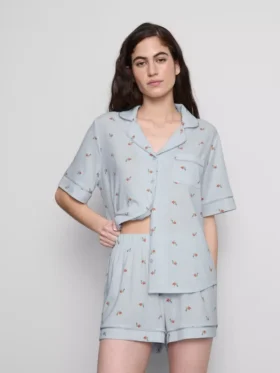 Printed short boyfriend pajamas Printed short boyfriend pajamas