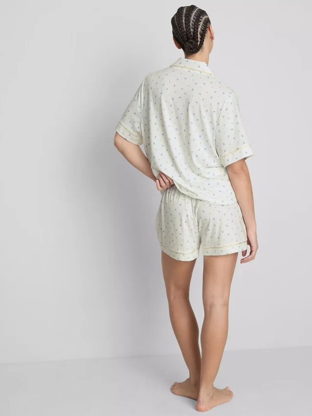 Printed short boyfriend pajamas Printed short boyfriend pajamas