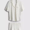 Printed short boyfriend pajamas Printed short boyfriend pajamas