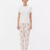 Printed short-sleeve pajama set