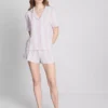 Printed shorty boyfriend pajamas Printed shorty boyfriend pajamas