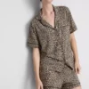 Printed shorty boyfriend pajamas Printed shorty boyfriend pajamas