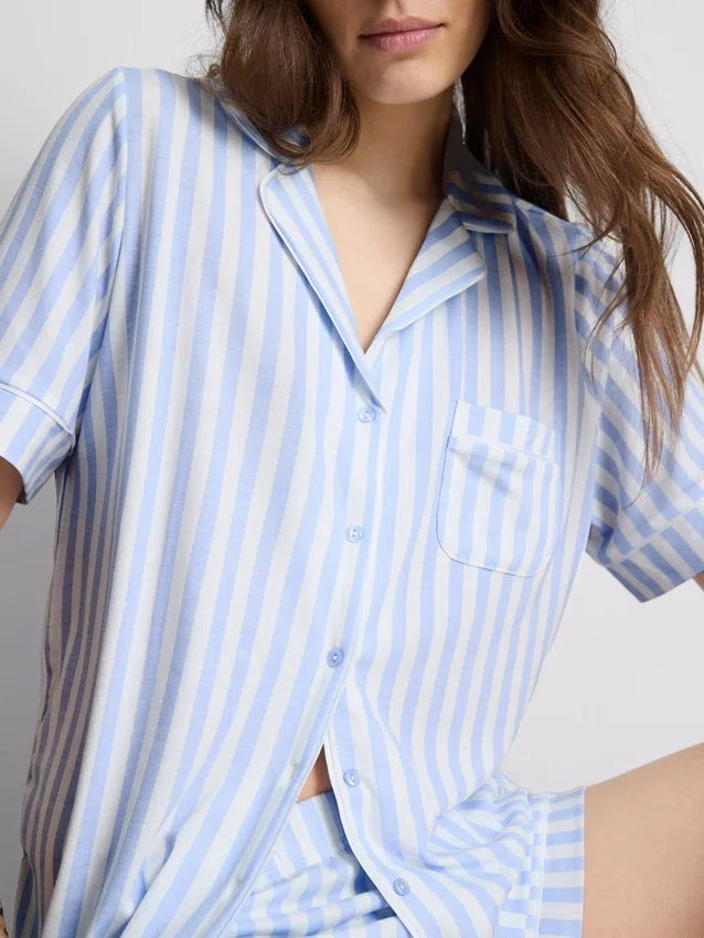 Printed shorty boyfriend pajamas Printed shorty boyfriend pajamas
