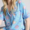 Printed shorty boyfriend pajamas Printed shorty boyfriend pajamas
