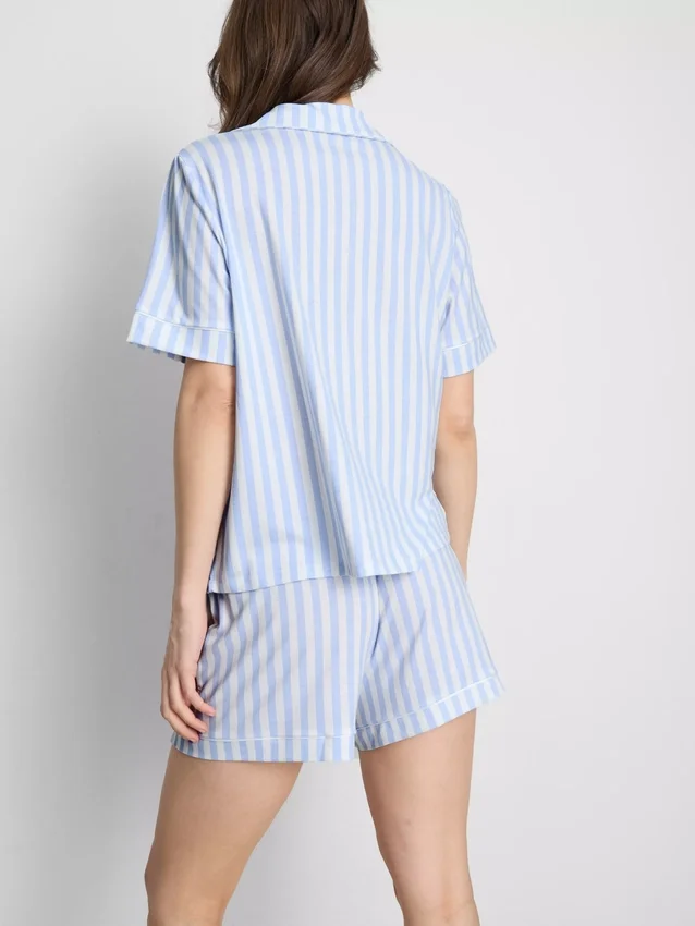 Printed shorty boyfriend pajamas Printed shorty boyfriend pajamas