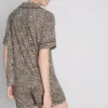 Printed shorty boyfriend pajamas Printed shorty boyfriend pajamas
