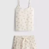 Printed shorty pajamas Printed shorty pajamas