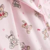Printed teddy boyfriend shorty pajamas Printed teddy boyfriend shorty pajamas