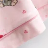 Printed teddy boyfriend shorty pajamas Printed teddy boyfriend shorty pajamas