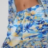 Printed wide-leg beach pants Printed wide-leg beach pants