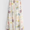 Printed wide-leg beach pants Printed wide-leg beach pants