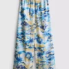 Printed wide-leg beach pants Printed wide-leg beach pants