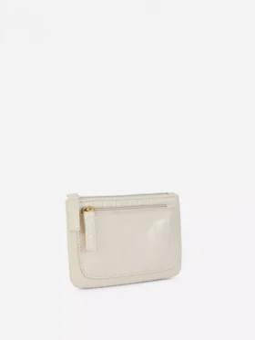 Pu croc coin purse